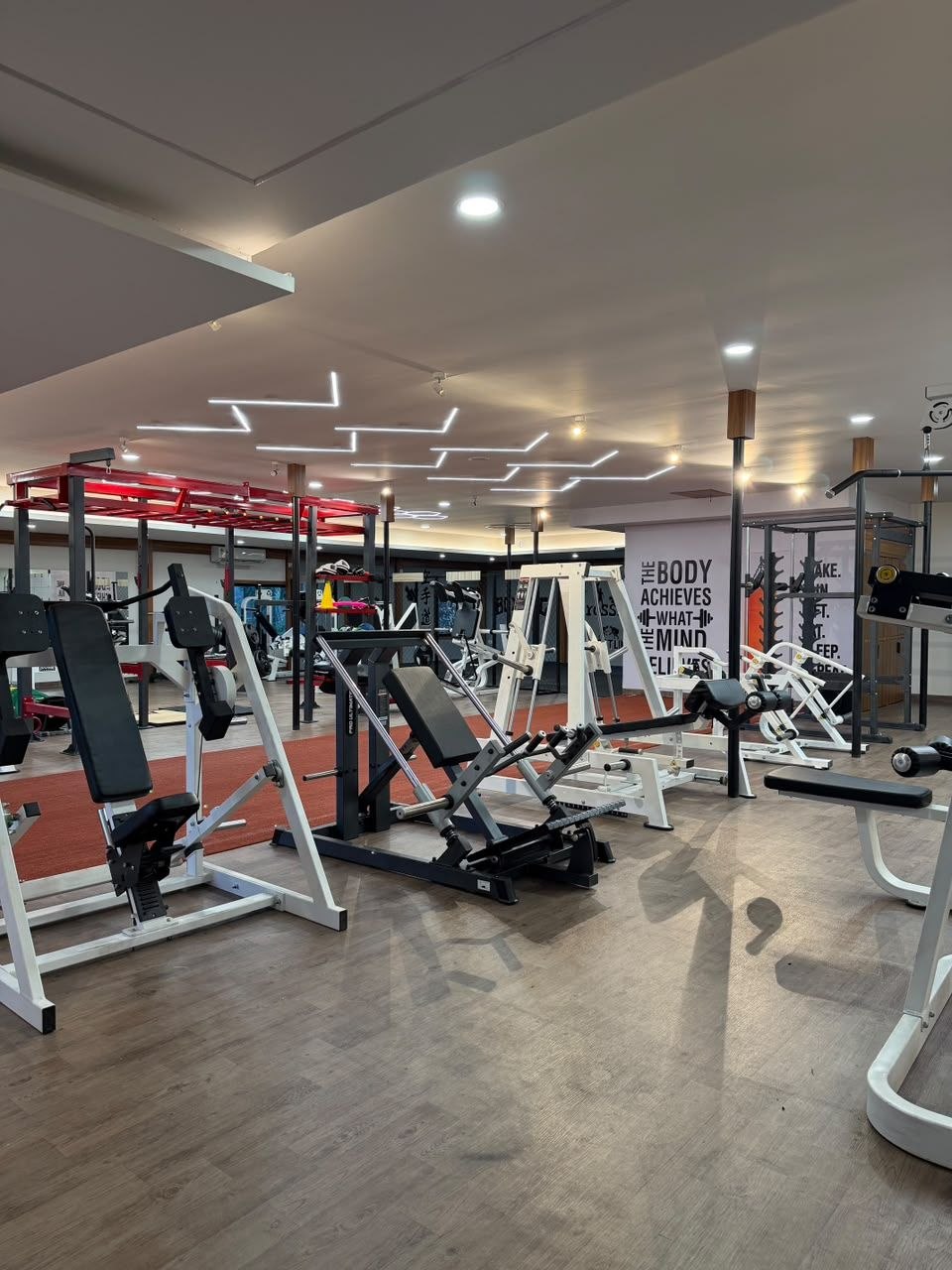 Inside Liger Fitness Chelavoor - training area and premium equipment